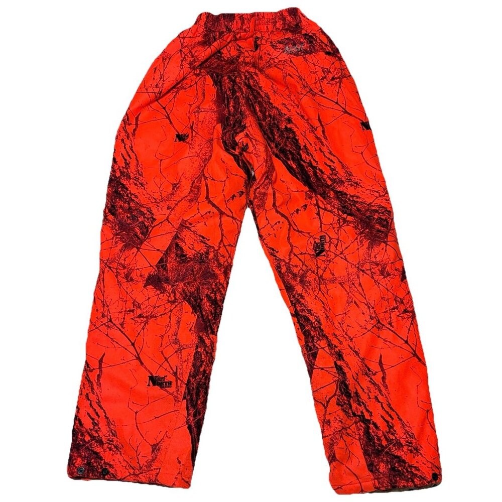 Mount’n Prairie Outdoor Pants Blaze Orange Naked North Insulated Camo Hunter W31 - Picture 3 of 13